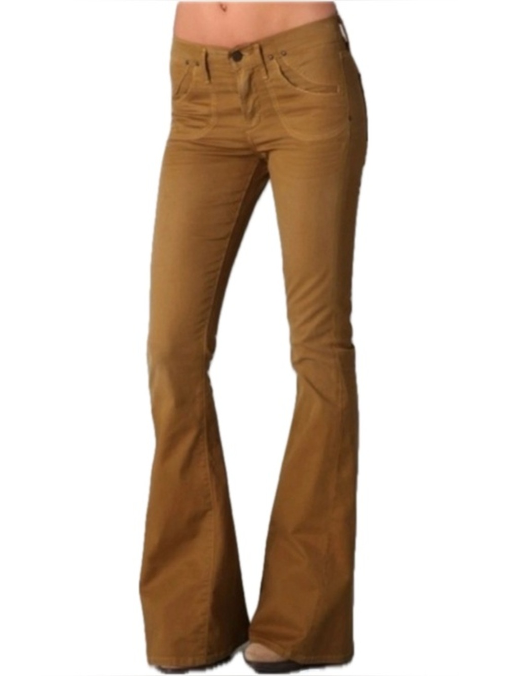 Citizens of Humanity Angie Super Flare Jeans in Tan